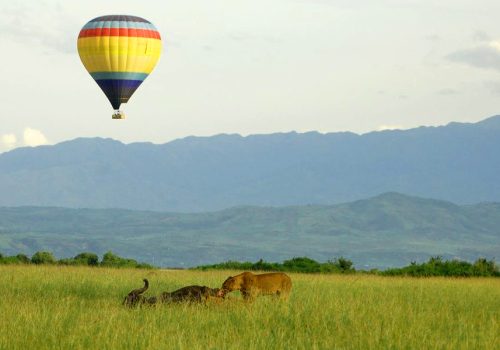 Hot air balloon safaris in Rwanda